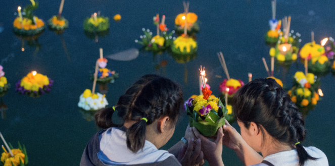 洗去烦忧，迎接好运~格乐大学邀您共度水灯节
